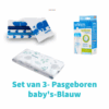 Set van 3 - Pasgeboren baby's-Blauw