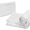 Baby dekbed Deluxe Set - 135X100 cm/ 60X40 cm - Wit-Sensillo