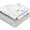 Baby dekbed 75x100 cm - 30x35 cm-Minky Set –Sensillo